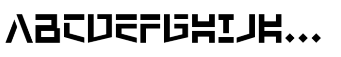 Degunfa Regular Font UPPERCASE