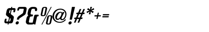 Dehydrated Fruit JNL Oblique Font OTHER CHARS