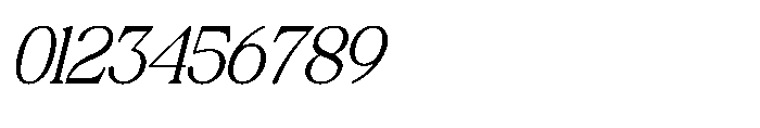 Deiloya Italic Font OTHER CHARS