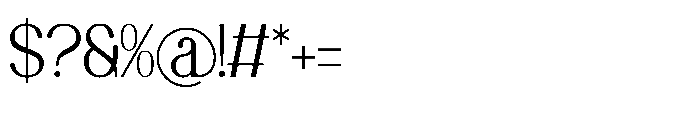 Deiloya Regular Font OTHER CHARS