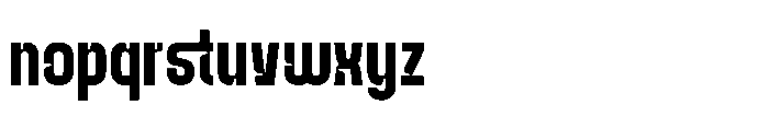 Deitaro Cut Regular Font LOWERCASE