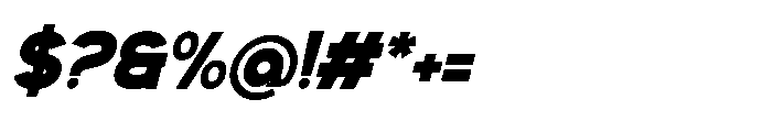 Dejorn Italic Font OTHER CHARS