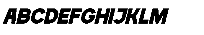 Dejorn Italic Font UPPERCASE