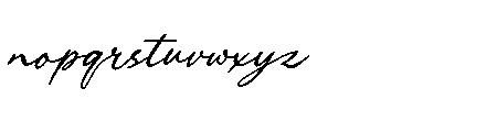 Dekalea Italic Font LOWERCASE