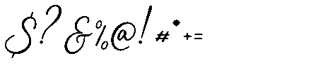 Dekalea Regular Font OTHER CHARS