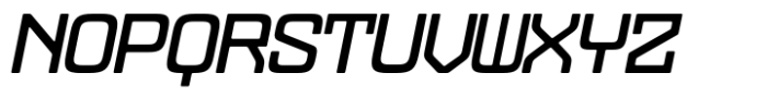 Dekatron Italic Font UPPERCASE