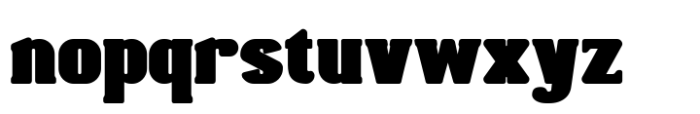 Dekatype Black Font LOWERCASE