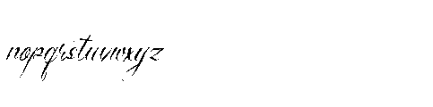 Del Lante Italic Font LOWERCASE