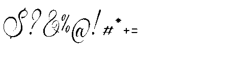 Del Lante Regular Font OTHER CHARS