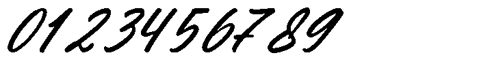 Delaghes Italic Font OTHER CHARS