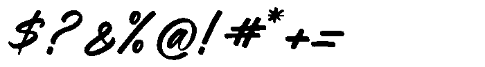 Delaghes Regular Font OTHER CHARS