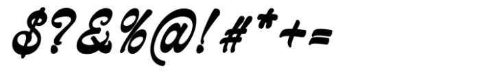 Delagio Script Bold Italic Font OTHER CHARS