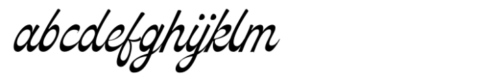Delagio Script Thin Italic Font LOWERCASE