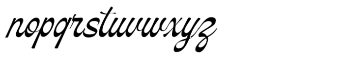 Delagio Script Thin Italic Font LOWERCASE