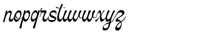 Delagio Script Thin Font LOWERCASE