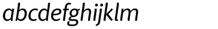 Delargo DT Informal Italic Font LOWERCASE