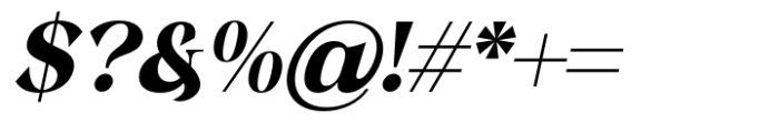 Delarosa Bold Italic Font OTHER CHARS
