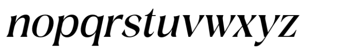 Delarosa Italic Font LOWERCASE