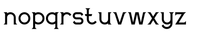 Delavine Font LOWERCASE