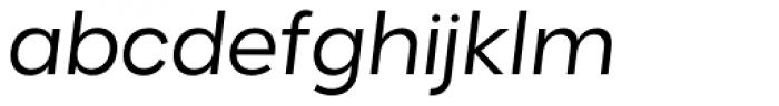 Delecta Regular Italic Font LOWERCASE