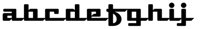 Deli Supreme Std Font LOWERCASE