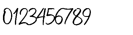 Delica Sitteen Font OTHER CHARS