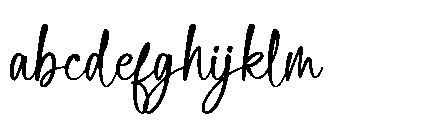Delica Sitteen FONT