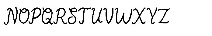 Delicate Journal Font UPPERCASE