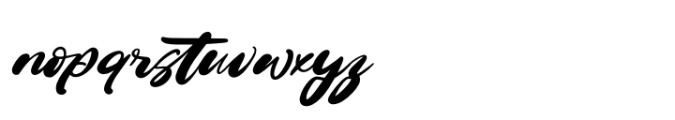 Delicate Routine Italic Font LOWERCASE