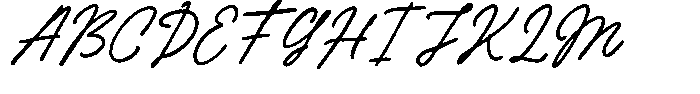 Delicate Starway Script Font UPPERCASE