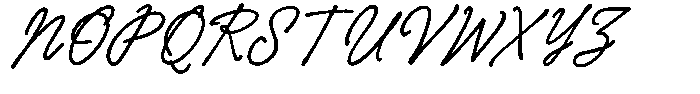 Delicate Starway Script Font UPPERCASE