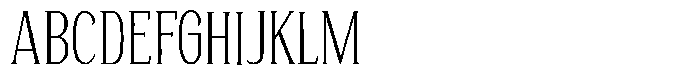 Delicate Starway Serif Font UPPERCASE