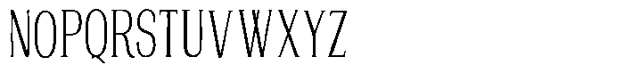 Delicate Starway Serif Font UPPERCASE