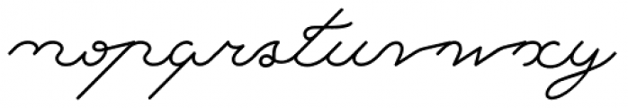 Delicate Font LOWERCASE