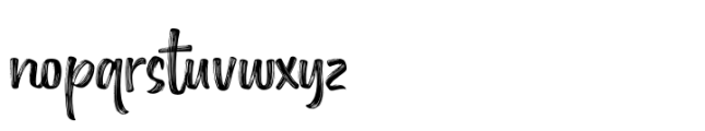 Delicated Font LOWERCASE