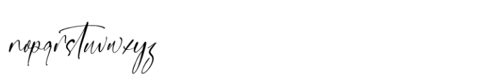 Delicately Italic Font LOWERCASE