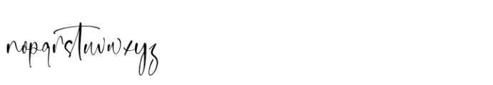 Delicately Regular Font LOWERCASE