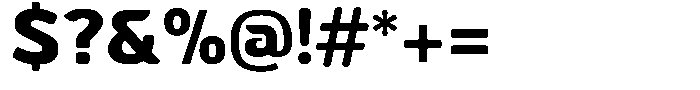 Delice Pro Black Font OTHER CHARS