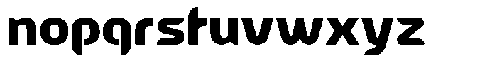 Delice Pro Black Font LOWERCASE