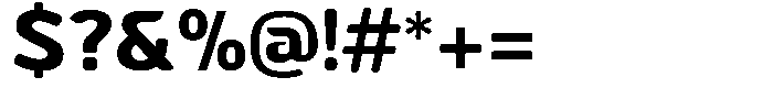 Delice Pro Bold Font OTHER CHARS