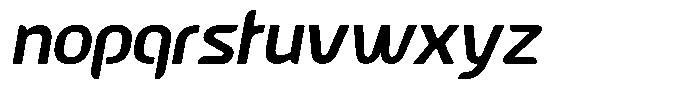 Delice Pro Light Italic Font LOWERCASE