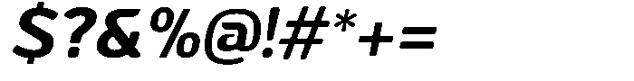 Delice Pro Medium Italic Font OTHER CHARS