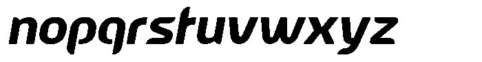 Delice Pro Medium Italic Font LOWERCASE