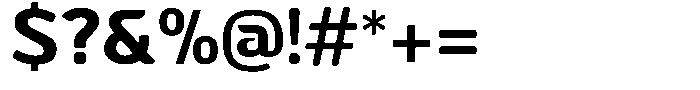Delice Pro Medium Font OTHER CHARS