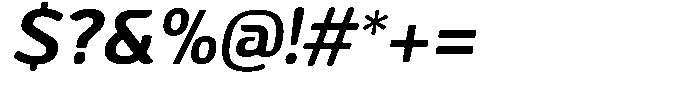 Delice Pro Regular Italic Font OTHER CHARS