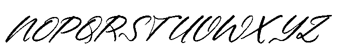 Delighta Italic Font UPPERCASE