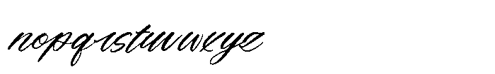 Delighta Italic Font LOWERCASE