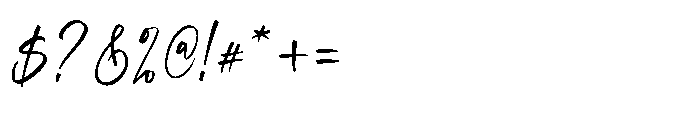 Delightfully Font OTHER CHARS