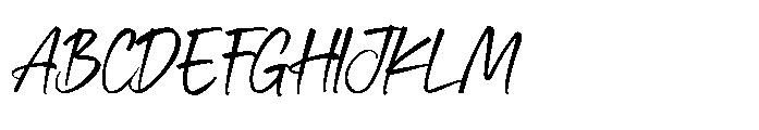 Delightfully Font UPPERCASE