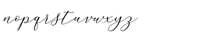 Delinda Script Regular Font LOWERCASE